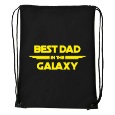 Best dad in the galaxy - Sport táska fekete tornazsák