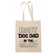 Best dog dad in the galaxy - Vászontáska kézitáska és bőrönd