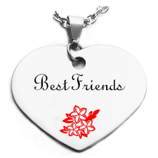  Best Friends medál lánccal vagy kulcstartóval nyaklánc