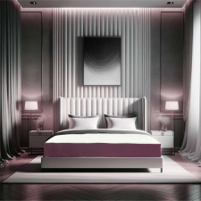 Best Sleep Best Sleep Ortopéd matrac,  Color Line Purple, 140x200x12cm, poliuretán hab, hipoallergén, megfordítható, kemény ágy és ágykellék