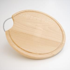 BestOn 00418 Fém füles kerek vágódeszka 30cm konyhai eszköz