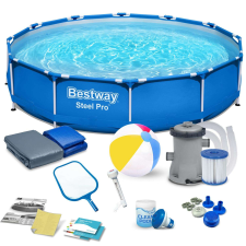 Bestway 366 x 76 cm kerti kerti medence szett 15in1 bestway 56681 medence