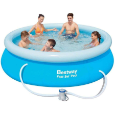 Bestway 57270 Korfu Felfújható medence vízforgatóval és szűrővel 76x305cm #kék medence