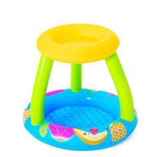 Bestway 94x89x79cm Gyerekmedence tetővel (52331) #kék-zöld medence