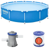 Bestway® Bestway Maui Steel Pro fémvázas medence vízforgatóval 305 x 76 cm