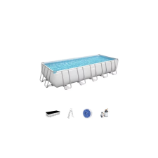 Bestway CAYMAN Szögletes fémvázas medence szett 640x274x132 cm medence