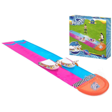 Bestway duplapályás vízicsúszda 488 cm felfújható lámával vizes játék