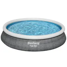 Bestway Fast Set Rattan medence 396x84cm 57376 medence