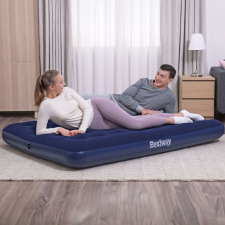 Bestway Felfújható matrac - egyszemélyes, velúr - kék - 191 x 137 x 22 cm ágy és ágykellék