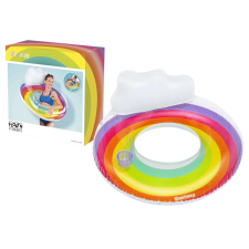 Bestway Felfújható úszógyűrű 107 cm Rainbow Bestway 43647 13427 úszógumi, karúszó