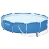 Bestway fémvázas medence, 366x76 cm, 6500 liter, szűrőszivattyúval