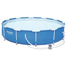 Bestway fémvázas medence, 366x76 cm, 6500 liter, szűrőszivattyúval medence