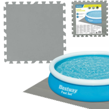 Bestway habszivacs védő alátét medence alá 50 × 50 cm, szürke medence kiegészítő
