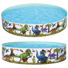 Bestway Kerti medence dinoszauruszok 244x46cm bestway 55001 medence
