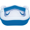 Bestway Medence felfújható 2 fejtámlával és pohártartóval 213x207x69cm