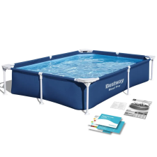 Bestway Négyszögletű vázas medence 221x150x43 cm Bestway 56401N medence