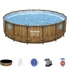 Bestway Power Steel Rattan 4.88m x 1.22m medence szett medence