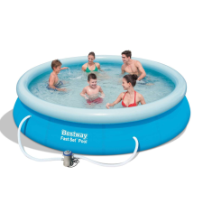 Bestway Rodos 76x366cm Felfújható medence vízforgatóval és szűrővel #kék medence