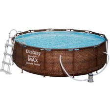 Bestway Steel Pro 56709 kerti medence Fémvázas medence Kerek 9150 L Barna (56709) medence