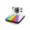 Bestway : Szivárványos polaroid fényképezőgép gumimatrac 127x102cm