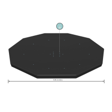 Bestway VÉDŐTAKARÓ PVC 305 CM ÁTMÉRŐJŰ FÉMVÁZAS MEDENCÉKHEZ medence kiegészítő