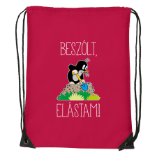 Beszólt, elástam! - Sport táska piros tornazsák