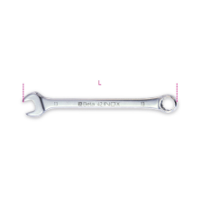 Beta 000420367 42INOX-AS 11/16 Csillag-villáskulcs nemesacél villáskulcs