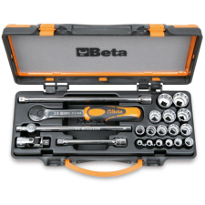 Beta 009100933 910B/C16Q 16 Dugókulcs és 5 tartozék fémdobozban dugókulcs