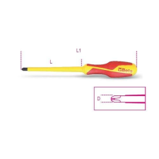 Beta 1272MQ 2X6X100 Phillips®-csavarhúzó csavarhúzó