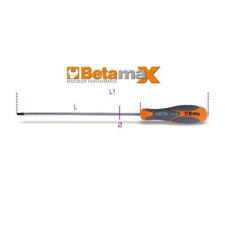 Beta 1297TX-L/15 Imbusz csavarhúzó Torx® csavarokhoz, hosszú krómozott, fekete fej csavarhúzó