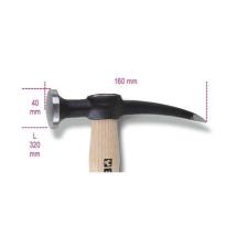 Beta 1345 Karosszériakalapács, kerek domború fejjel, fanyéllel autójavító eszköz