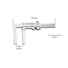 Beta 1650FD Tolómérő féktárcsához, rozsdamentes acélból, pontosság 0.1 mm mérőszerszám