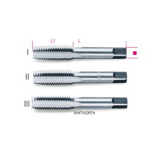 Beta 430ASW 9/16 Kézi menetfúró, Whitworth menet, króm-acélból DIN 352 menetmetsző, menetfúró