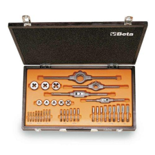 Beta 446ASW/C36 Krómacél menetfúró és menetmetsző készlet, Whitworth menet menetmetsző, menetfúró