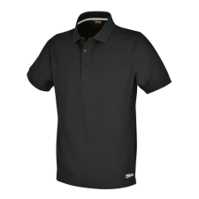 Beta 7552N M Három gombos pólóing, piqué pamut, 200 g/m2, fekete férfi póló
