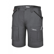 Beta 7931Mg S Bermuda Munkanadrág, 100% Pamut, Szürke
