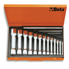 Beta 930/C13 13 részes erősített tizenkétszögű csőkulcs szerszám készlet kofferban (009300098) szerszámkészlet