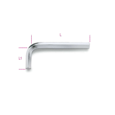 Beta 96 27 mm Hajlított imbuszkulcs, krómozott (000960270) imbuszkulcs