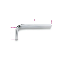 Beta 96 30 mm Hajlított imbuszkulcs, krómozott (000960300) imbuszkulcs