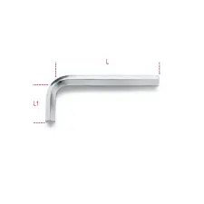 Beta 96 32 mm Hajlított imbuszkulcs, krómozott (000960312) imbuszkulcs