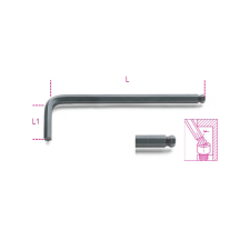 Beta 96BP 2,5 mm Hajlított gömbfejű imbuszkulcs, barnított (000960962) imbuszkulcs