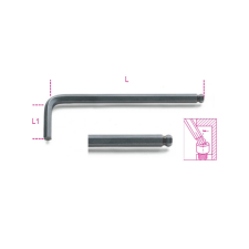 Beta 96BP-AS 7/32 mm Hajlított gömbfejű imbuszkulcs, barnított imbuszkulcs