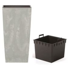 Beton hatású szögletes, 50 cm magas virágváza DURS265B Új termék bevezető áron! dekoráció