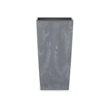  Beton hatású szögletes, MARENGO szürke, 50 cm magas virágváza DURS265E dekoráció