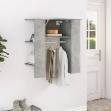  Betonszürke szerelt fa előszobaszekrény 97,5 x 37 x 99 cm bútor