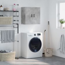  Betonszürke szerelt fa faliszekrény 60 x 31 x 60 cm bútor