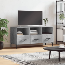 betonszürke szerelt fa TV-szekrény 102 x 36 x 50 cm bútor