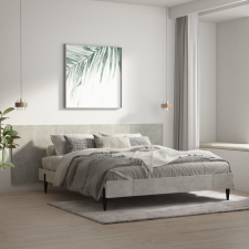  betonszürke szerelt fali fejtámla 240 x 1,5 x 80 cm ágy és ágykellék