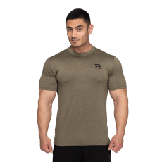 Better Bodies Essex Stripe Tee Washed Green Melange