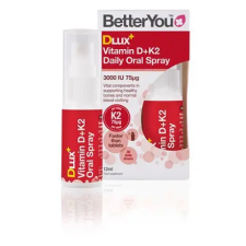 BetterYou D3 + K2 vitamin szájspray 12ml Dlux 30 napi adag vitamin és táplálékkiegészítő